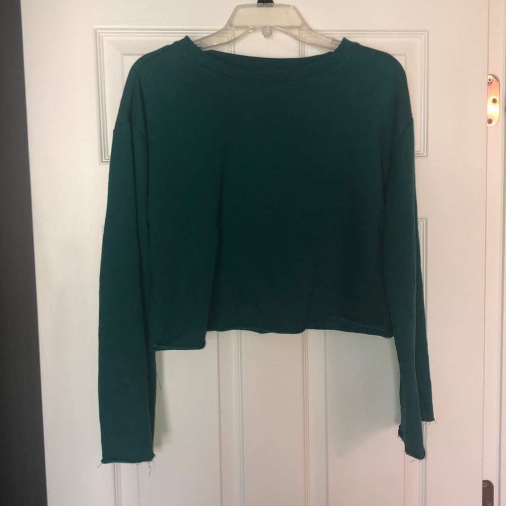 Crop top sweatshirt